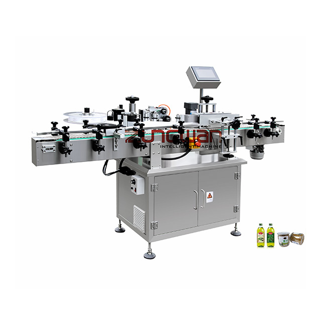 Máquina etiquetadora de soporte grande para botellas redondas ZHTB01
