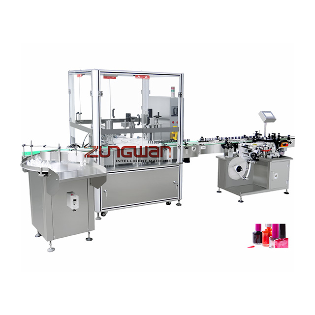 Máquina de llenado, taponado y tapado de esmalte ZHNP-50A