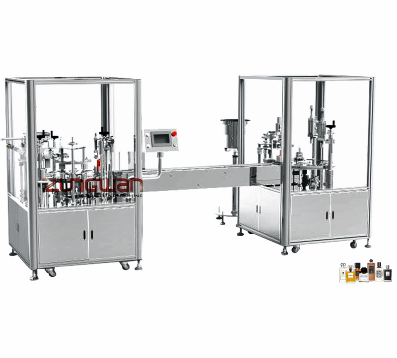 Máquina de prensado de tapa de llenado de perfume ZHS-50